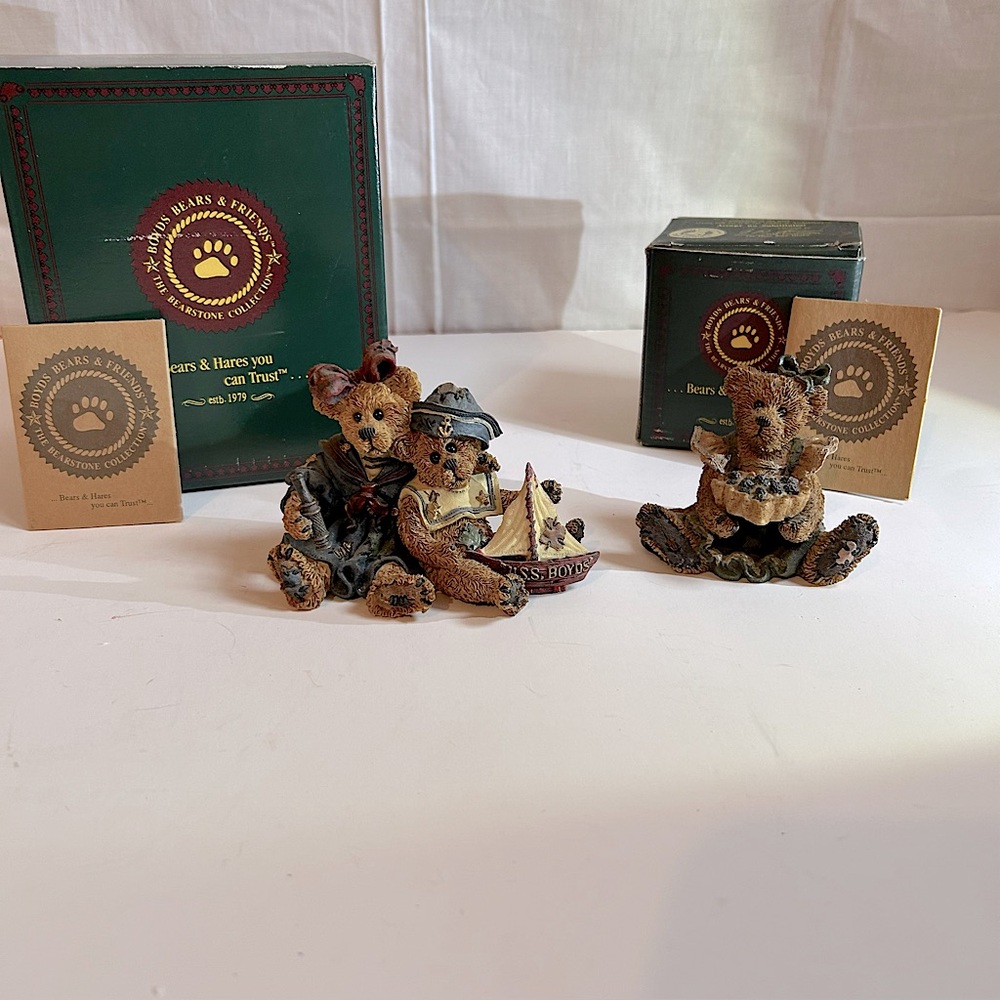 Boyds Bears bundle includes Elvira & Chauncey Shipmates and Bailey the Baker